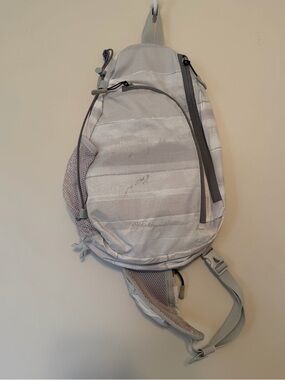 Eddie Bauer Light Gray Sling Backpack